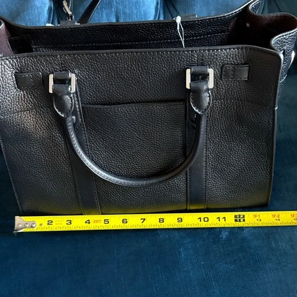 Michael Kors Black Studded Tote - Picture 5 of 6
